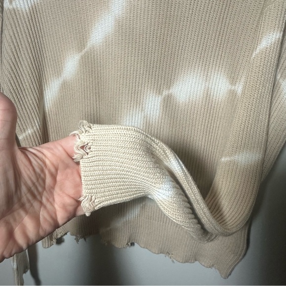 Dear John Beige Tie-Dye Sweater 100% Cotton - Picture 4 of 7